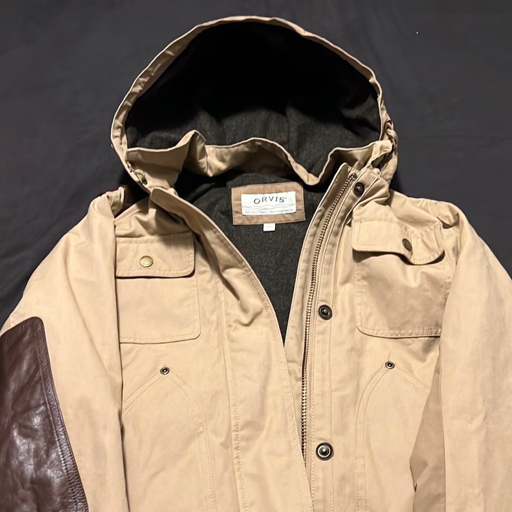 Orvis Women's Tan Hooded Jacket